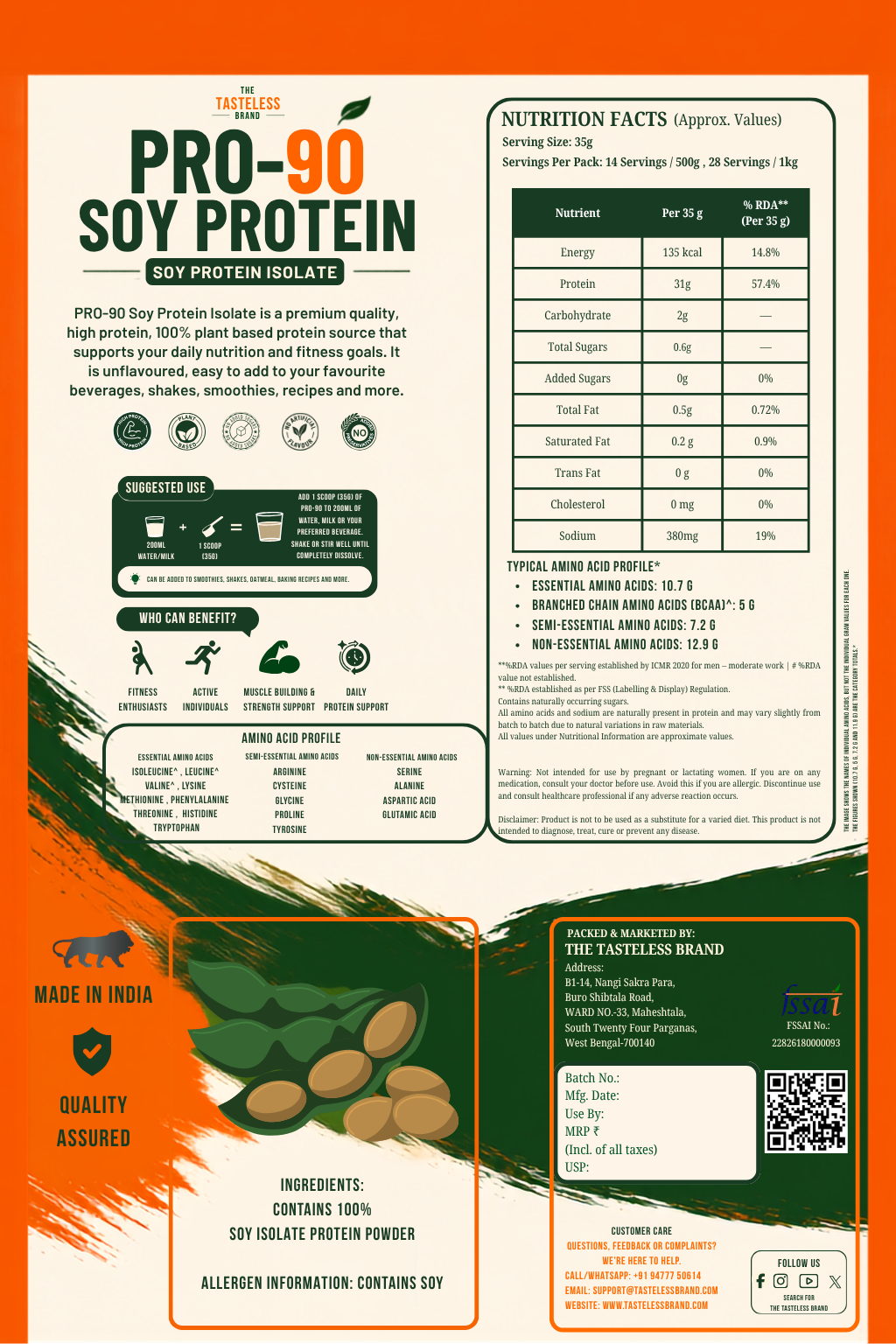 PRO-90 SOY PROTEIN ISOLATE