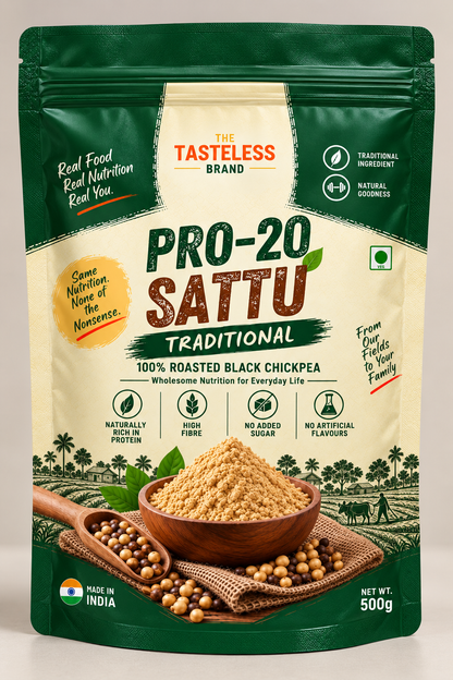 PRO-20 TRADITIONAL SATTU | 20% PROTEIN AND HIGH FIBRE